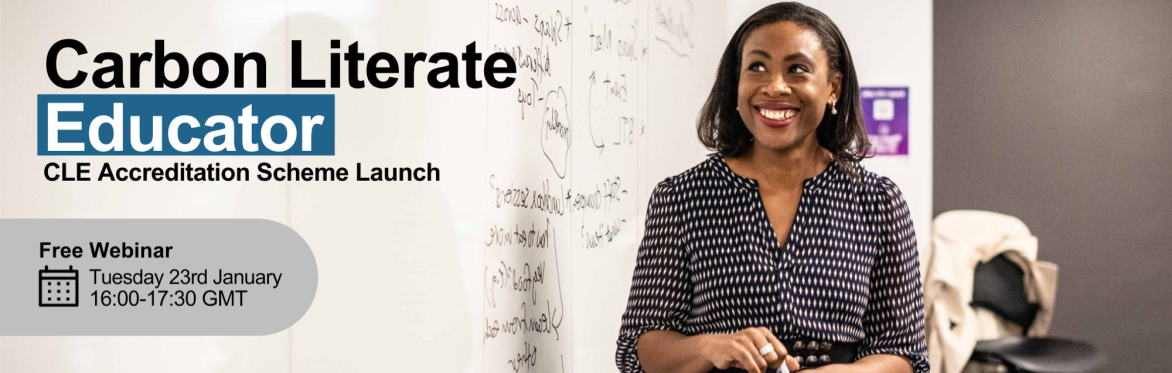 Carbon Literate Educator Award Official Launch