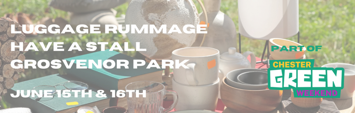 Green Weekend Luggage Rummage Stall