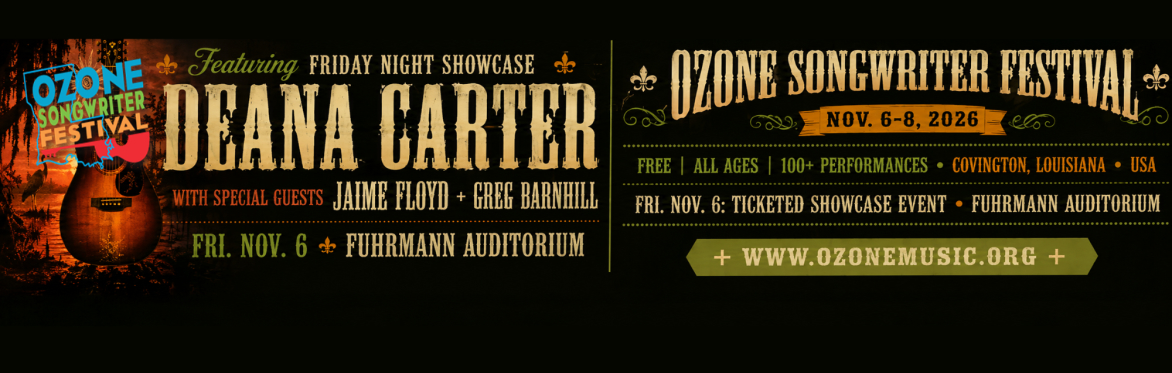 Deana Carter Live at the Fuhrmann Auditorium | Ozone Songwriter Showcase Event