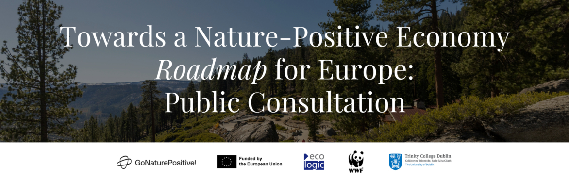 Towards a Nature-Positive Economy Roadmap for Europe: Public Consultation