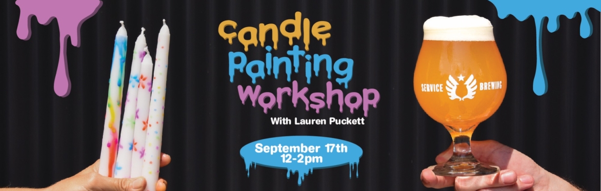 Candle Painting Workshop With Lauren Puckett