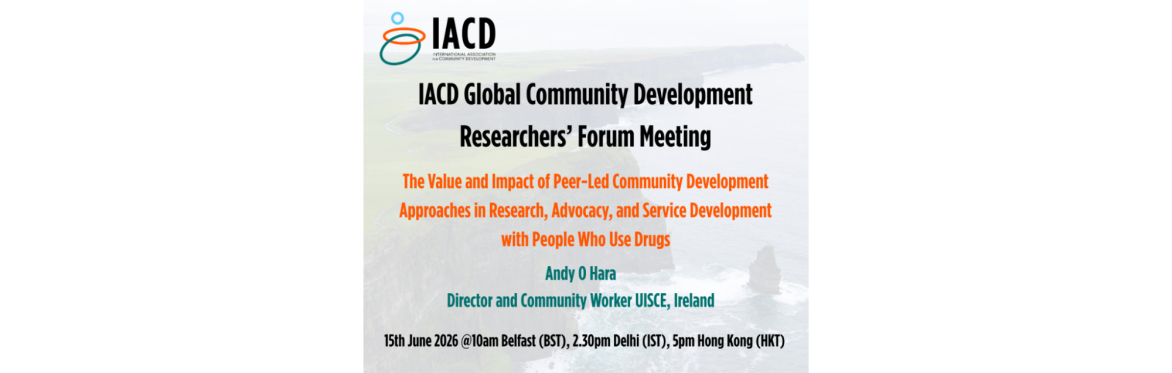 IACD Global Community Development Researchers' Forum Meeting
