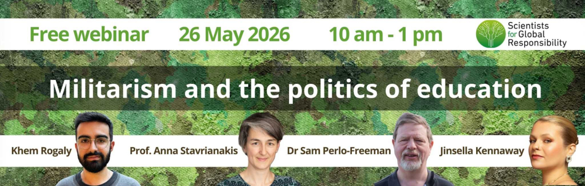 Title and timing of the webinar plus names and pictures of the 4 speakers