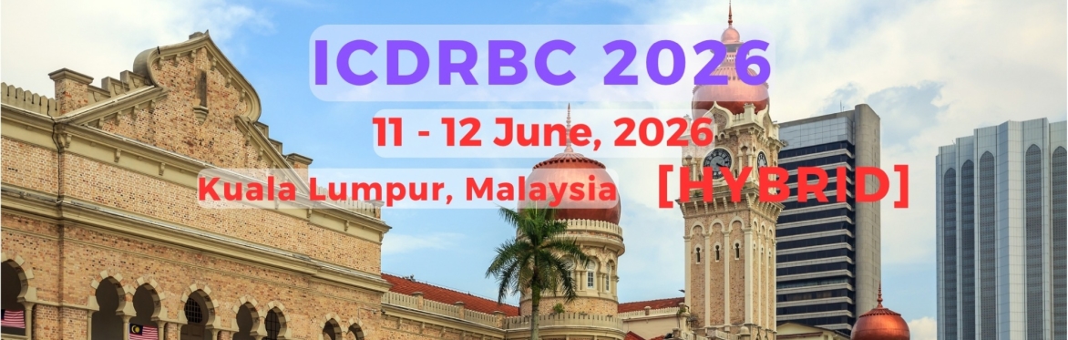 International Conference on Disaster Recovery and Business Continuity 2026 [ICDRBC 2026]