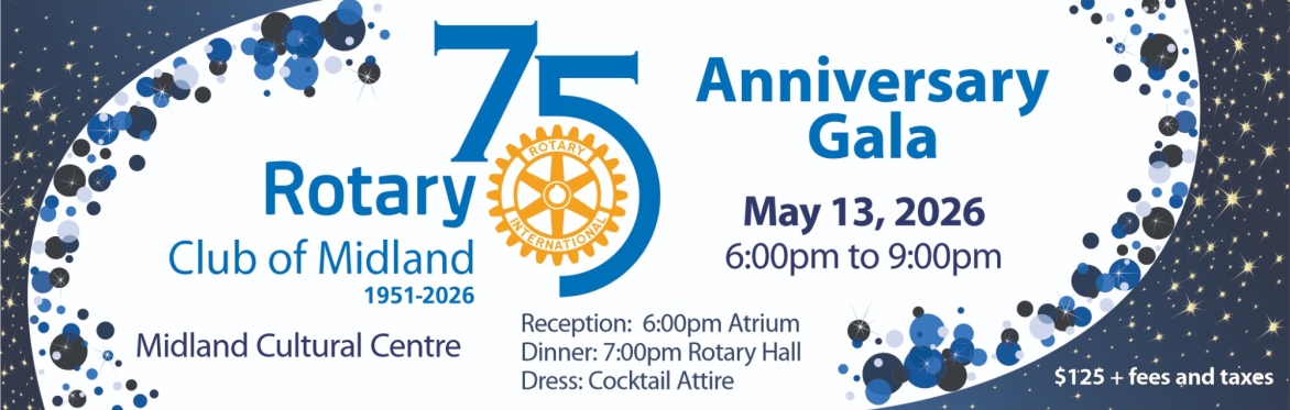 Midland Rotary Club 75th Anniversary Gala