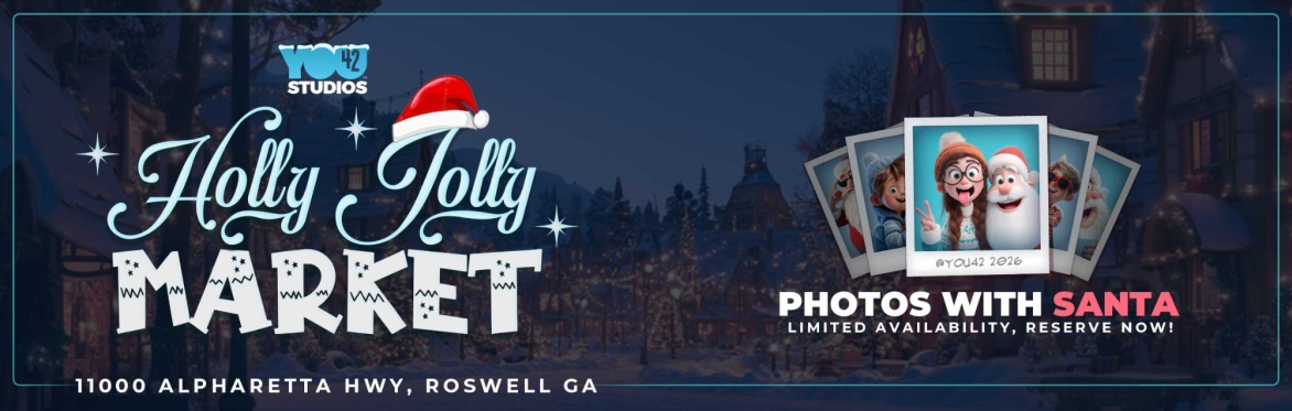Holly Jolly Market: Photos with Santa