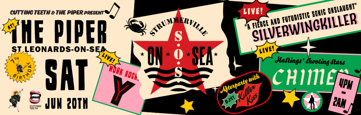 STRUMMERVILLE ON SEA - feat. SILVERWINGKILLER, Y, CHIMER + Killer Kiss, Jenn Crothers  (Boogaloo Radio) + more