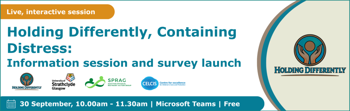 Holding Differently, Containing Distress: Information session and survey launch