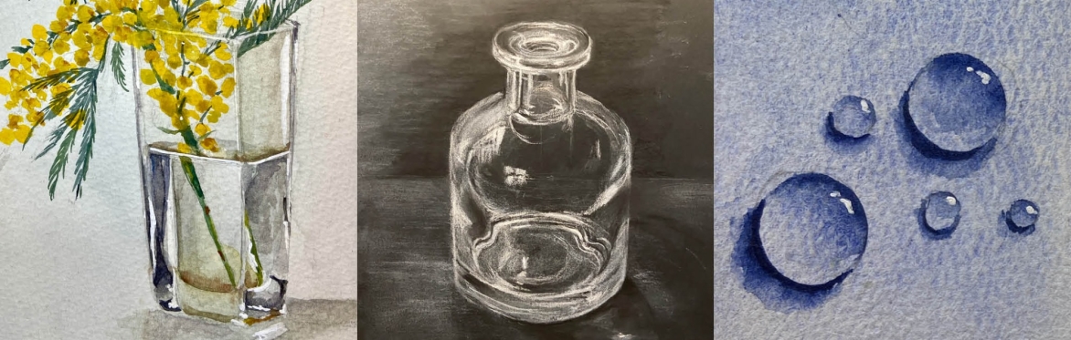 Glass, Reflections and Droplets