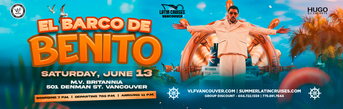 Latin Cruises 2 | Barco de BENITO Party Boat 2026