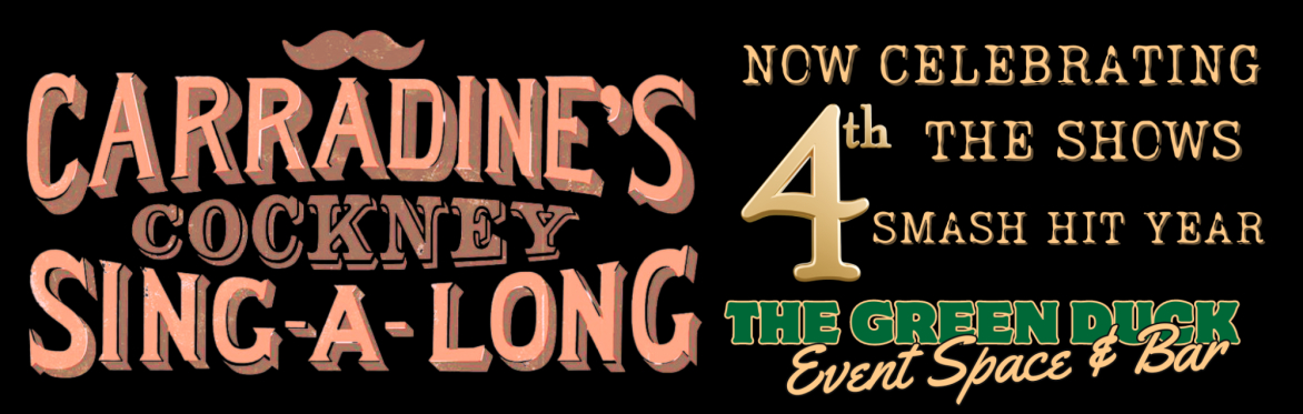 New Years Eve ﻿Cockney Sing-along 2023 - STANDING SHOW 9.30PM - 2AM