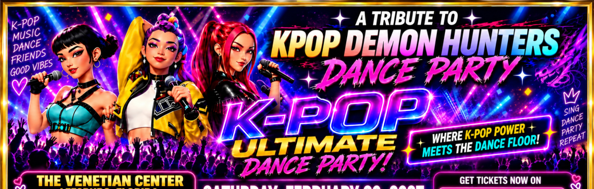 The ULTIMATE K-POP ALL-AGES DANCE PARTY — A Tribute to the KPOP Demon Hunters DJ Dance Party