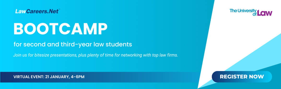 Second/third-year Bootcamp | LawCareers.Net x The University of Law