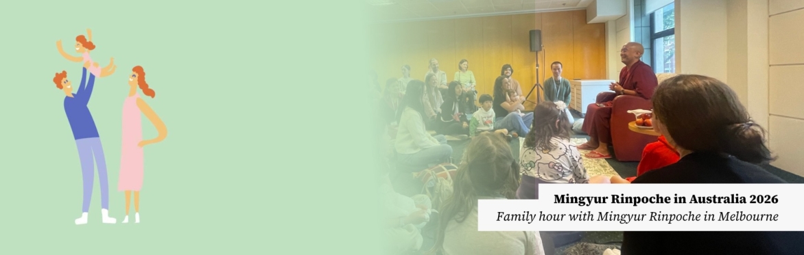 Family hour with Mingyur Rinpoche in Melbourne