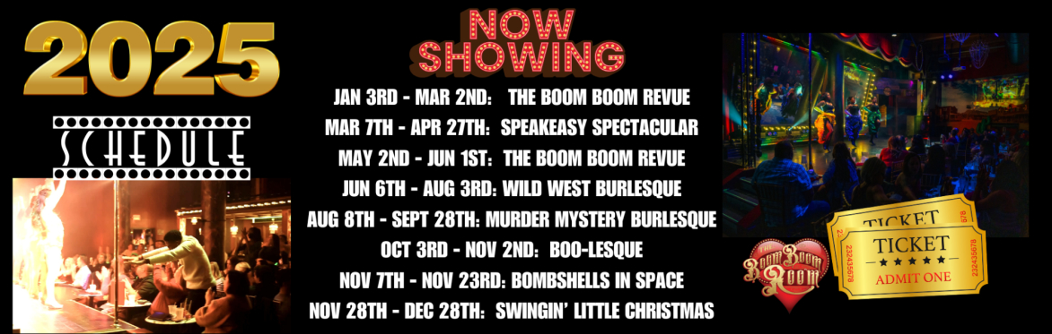 The Boom Boom Room Friday Burlesque Showing