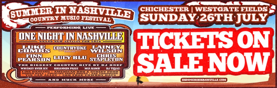 Summer In Nashville - Chichester 2026