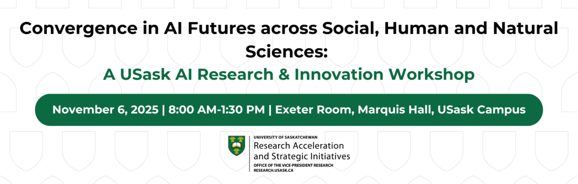 Convergence in AI Futures across Social, Human and Natural Sciences: A USask AI Research & Innovation Workshop