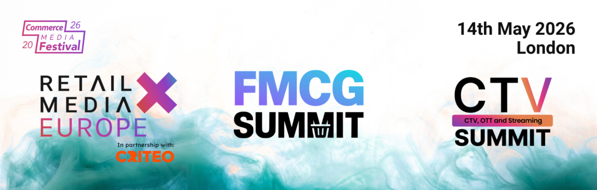 RetailX Commerce Media Festival, retail mediax europe, fmcg summit, CTV summit, May 14th 2026 London