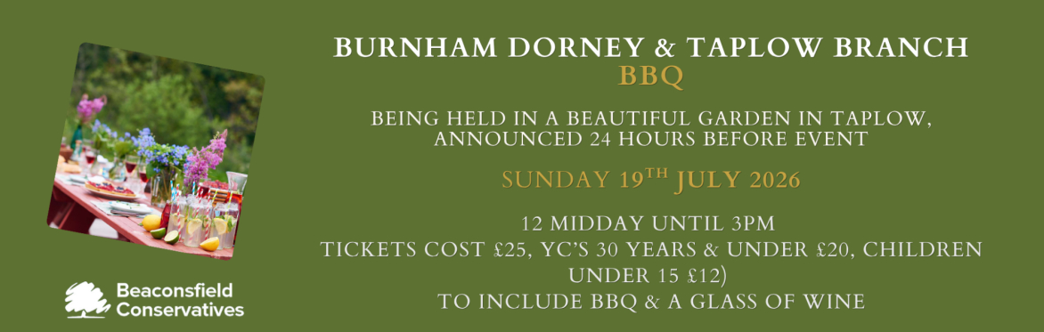 Burnham Dorney & Taplow Branch Summer Party BBQ