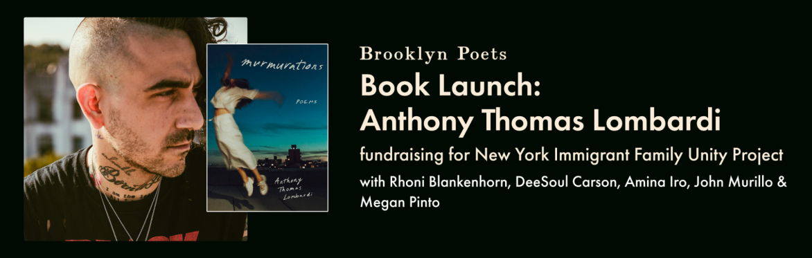 Book Launch: Anthony Thomas Lombardi