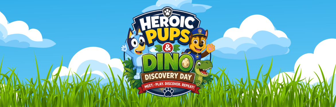 🐾 Heroic Pups & Dino Discovery Day 🦖🥚