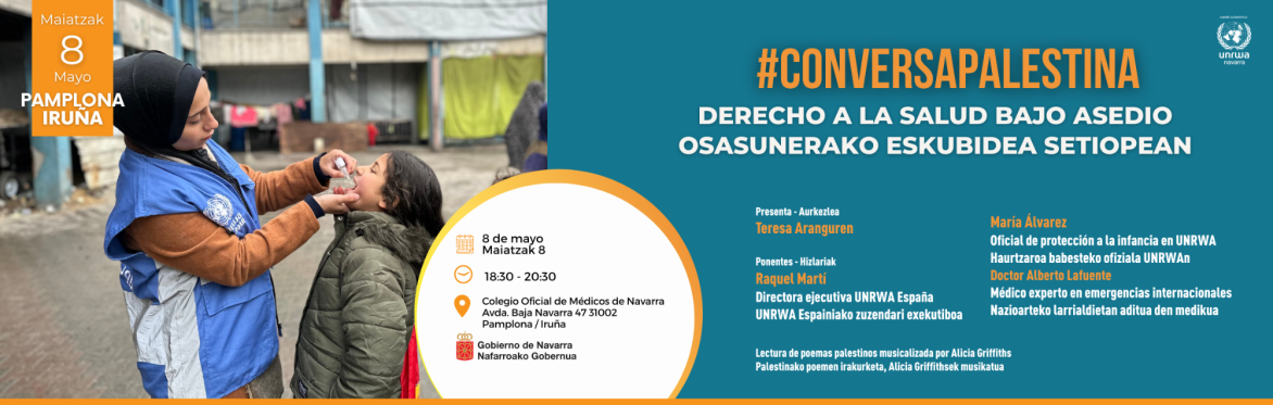 #ConversaPalestina: Derecho a la salud bajo asedio