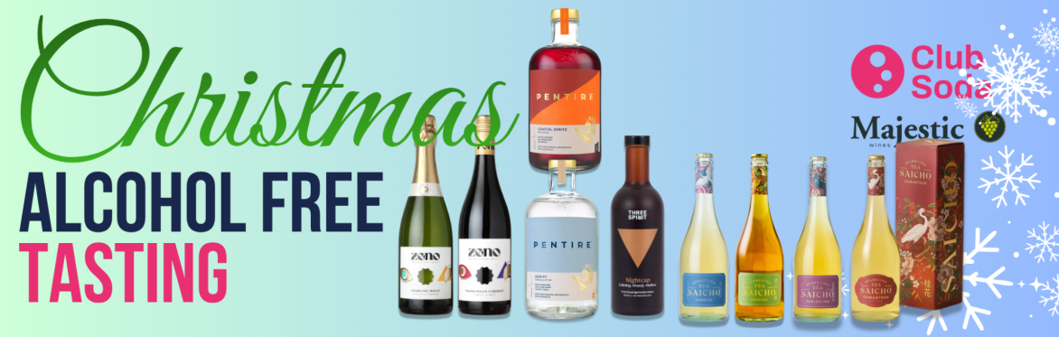 Alcohol-free tasting at Majestic - photos of bottles and cans