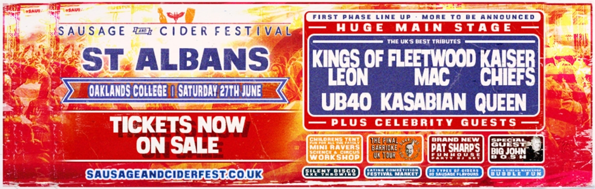 Sausage and Cider Festival - St Albans 2026