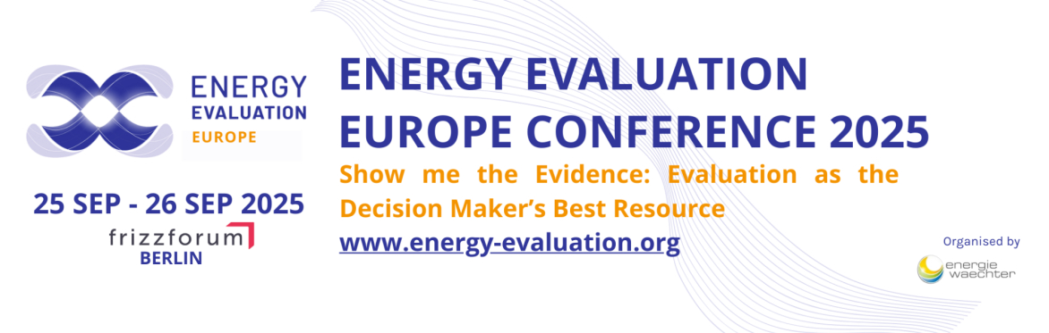 Energy Evaluation Europe Conference 2025 Logo