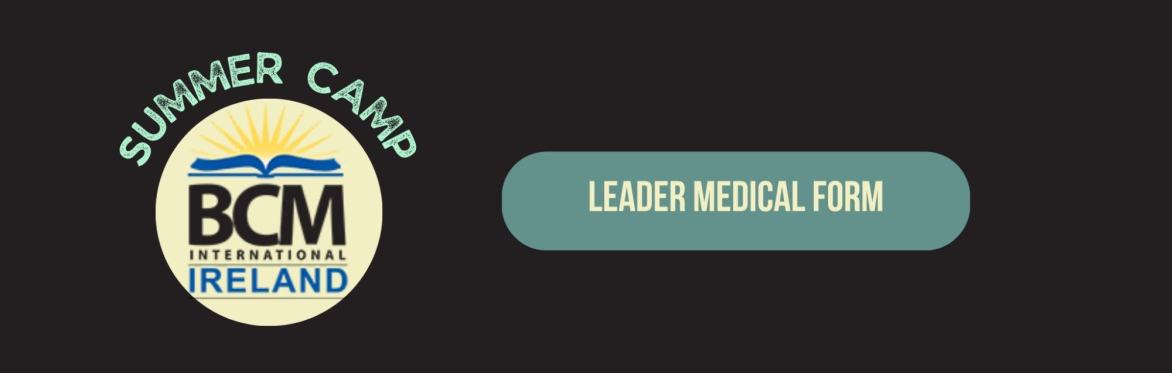 Summer Camp 2026 Leader Medical Form