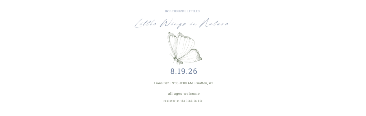 Little Wings in Nature
