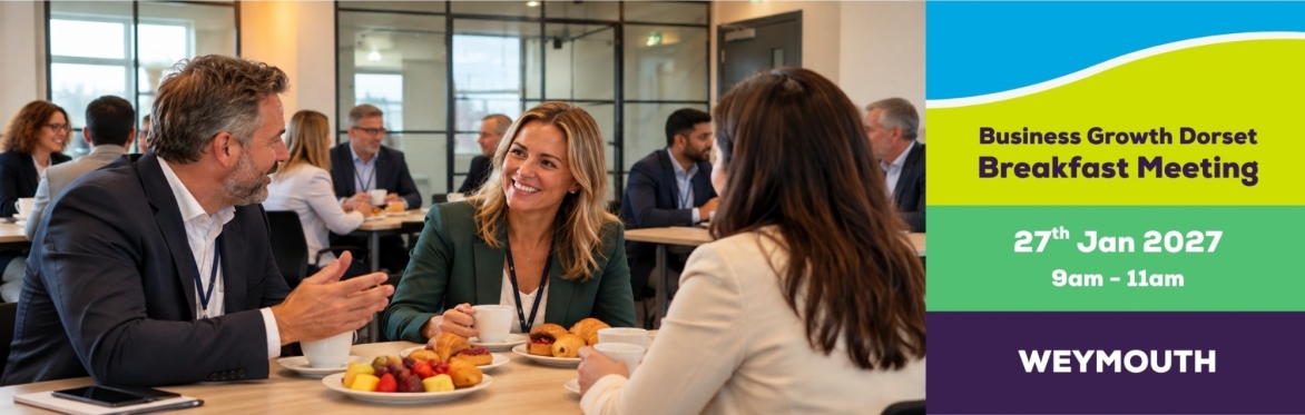 Business owners networking overt continental breakfast