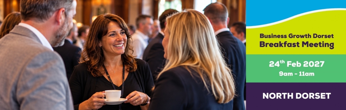 Business owners networking overt continental breakfast