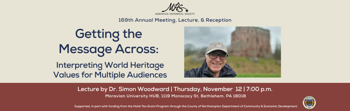 169th Annual Meeting, Lecture, and Reception