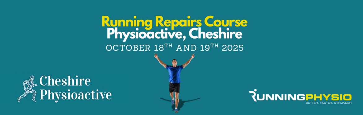 Running Repairs: 2 day course, Physioactive, Cheshire