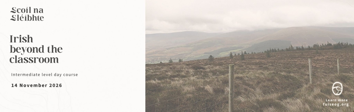 Cúrsa lae Gaeilge i sléibhte Chill Mhantáin | Irish-language day course in the Wicklow Mountains - Intermediate level