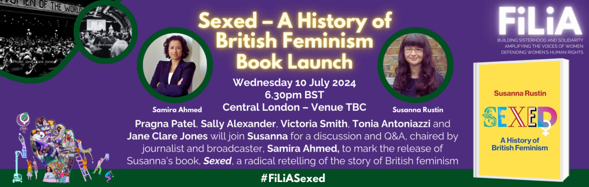 Book Launch: "Sexed – A History of British Feminism"