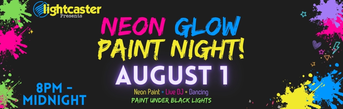 Neon Glow Paint Night