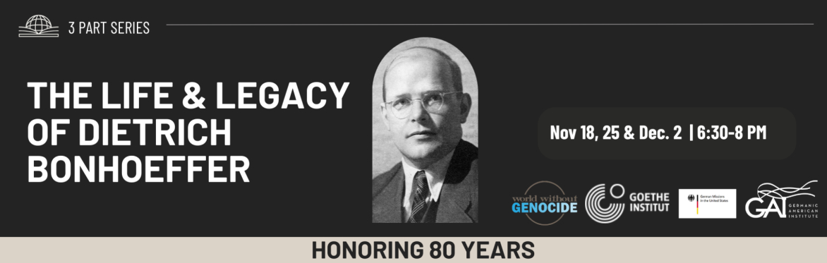Dietrich Bonhoeffer - A Life and Legacy