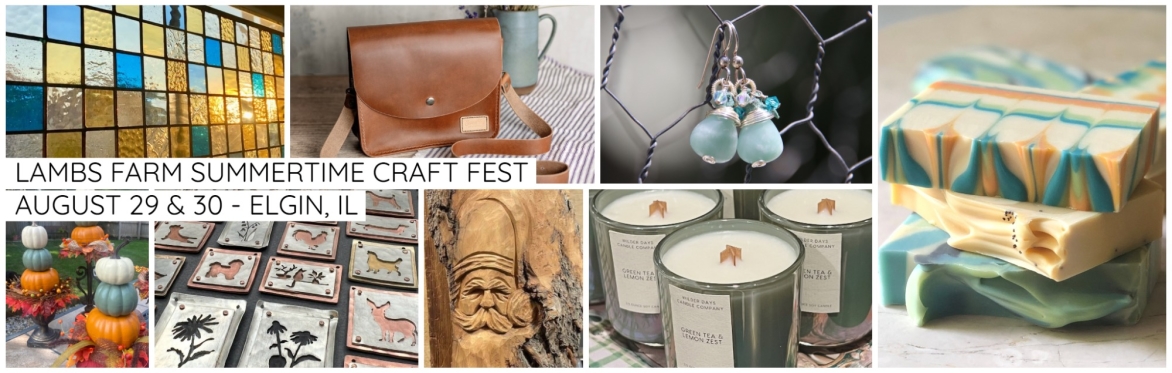 150 booths of handmade crafts - August 29 & 30 - Elgin, IL