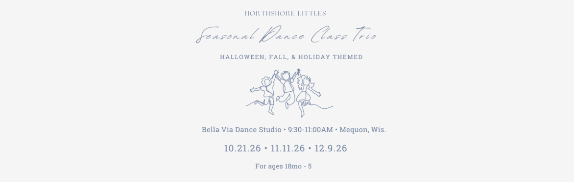 Seasonal Dance Class Trio