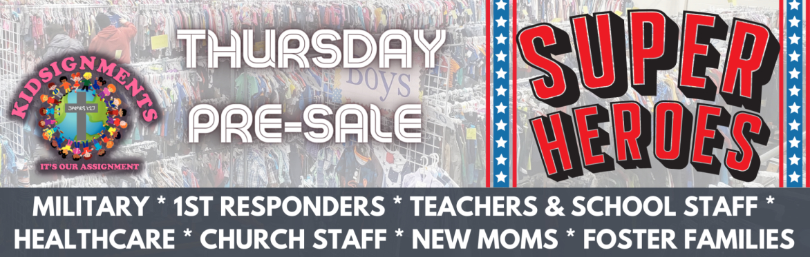 Kidsignments Thursday Pre-Sale (Fall 2026)