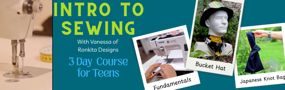 3-Day Fashion Accessories Summer Sewing Course for Teens