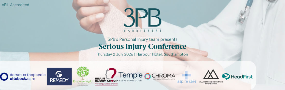 3PB Barristers Serious Injury Conference 2026