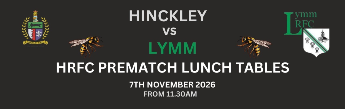 HRFC PREMATCH LUNCH - Sat  7th NOV vs LYMM