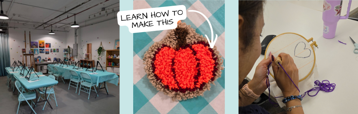 Pumpkin Coaster Workshop at BrentArt