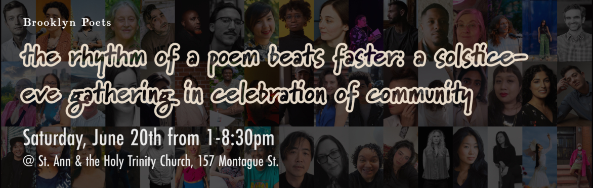 the rhythm of a poem beats faster: a solstice-eve gathering in celebration of community