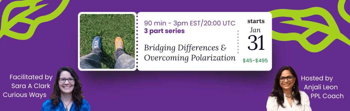 Bridging Differences & Overcoming Polarization - 3 part series