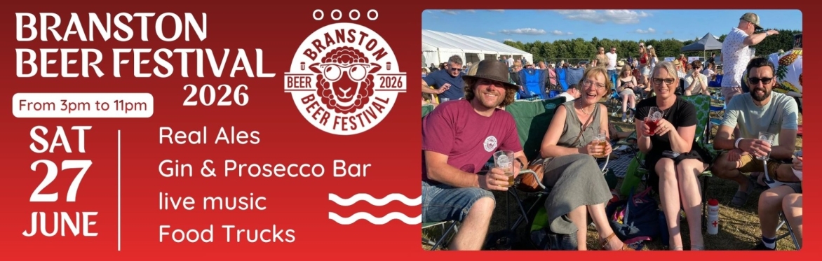 Branston Beer Festival Saturday 27th June 2026