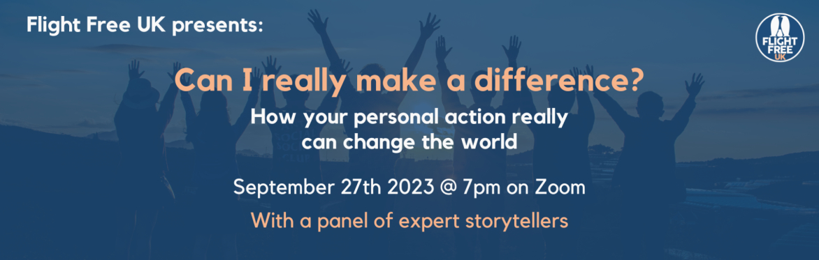 Flight Free UK presents: Can I really make a difference?